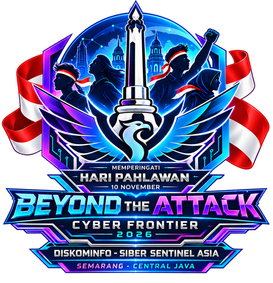 Logo resmi Cyber Frontier 2026 — Beyond the Attack